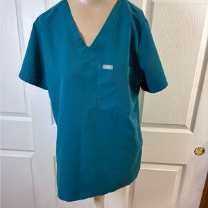 Figs limited edition pacific blue Catarina one pocket scrub top